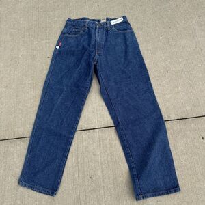 REED FR Flame Resistant Jeans 34x30 Men’s Blue Denim Workwear Made in DR